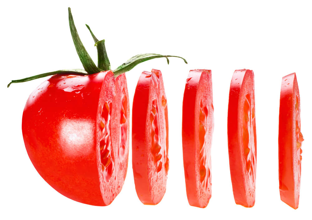 Perfectly Sliced Tomato