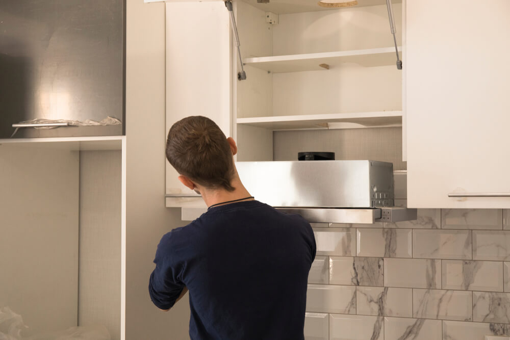 Install A Range Hood Under The Cabinet, Install Range Hood Under Cabinet