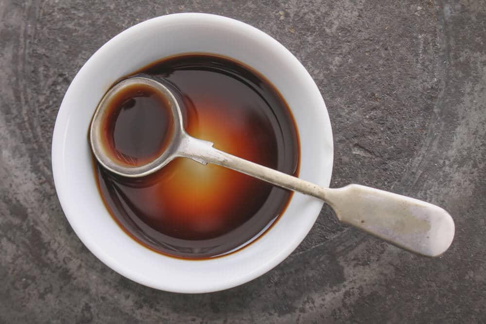 Worcestershire Sauce in a Bowl