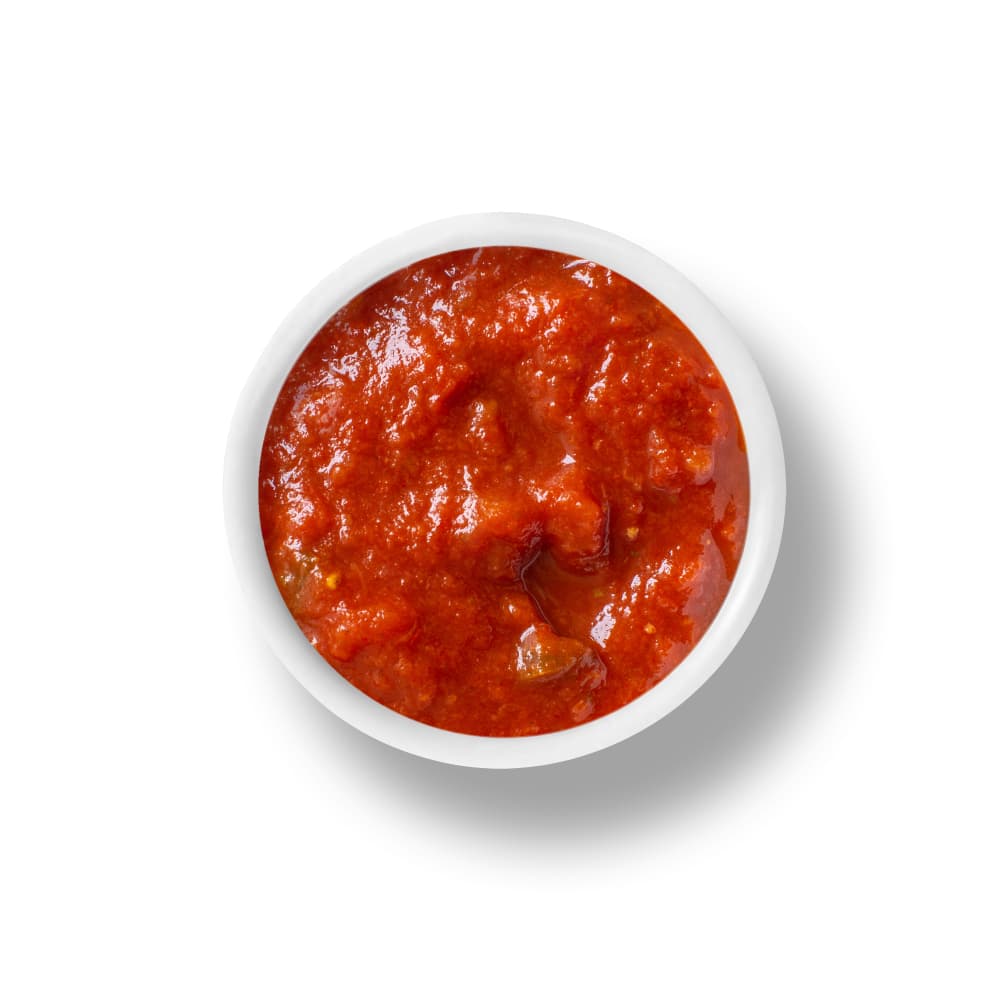 A bowl of marinara sauce