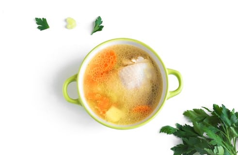 Chicken & Vegetable Stock as white miso substitute