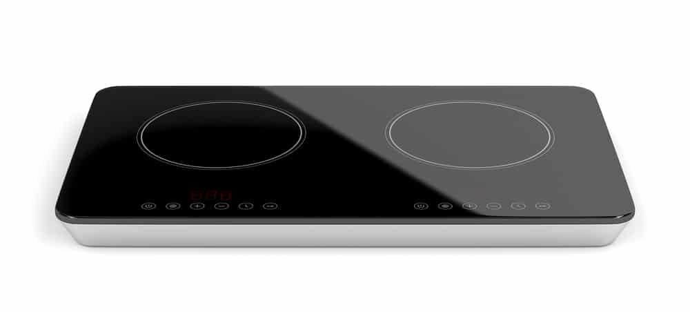 Double ceramic induction cooktop