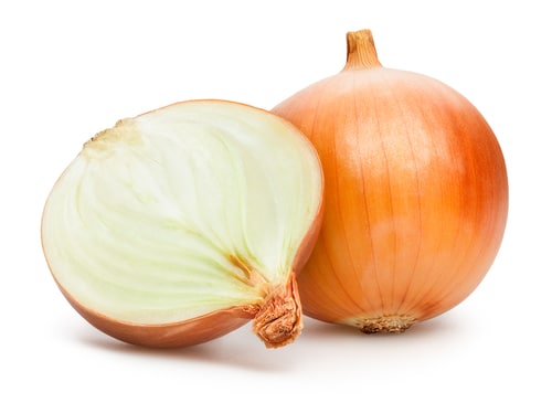 Yellow Onions as an alternative to red onion