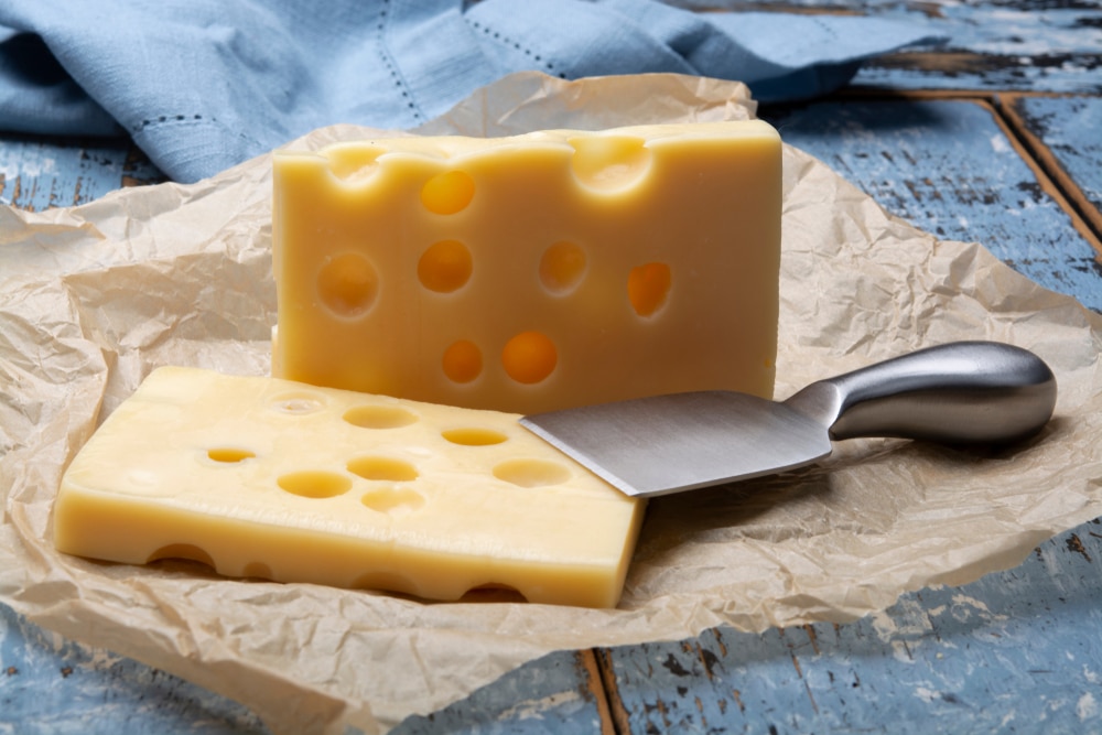 Emmental cheese is an excellent fontina cheese substitute