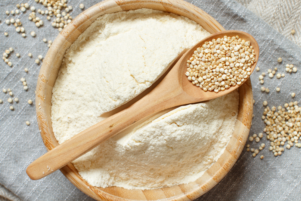 Quinoa flour is the best teff flour substitute