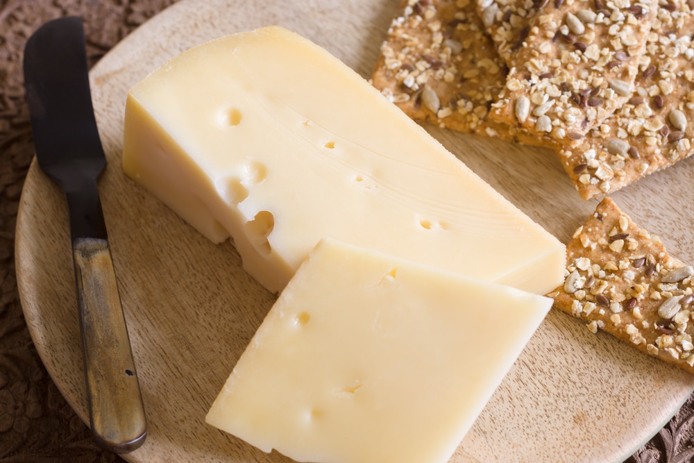 Jarlsberg Cheese is another excellent substitute for swiss cheese