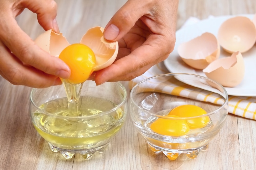 Egg Whites is regarded the best meringue powder substitute
