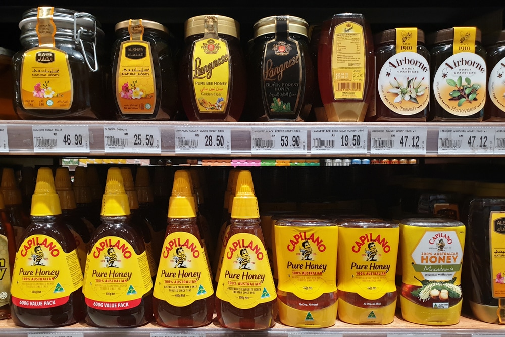 Honey in the supermarket