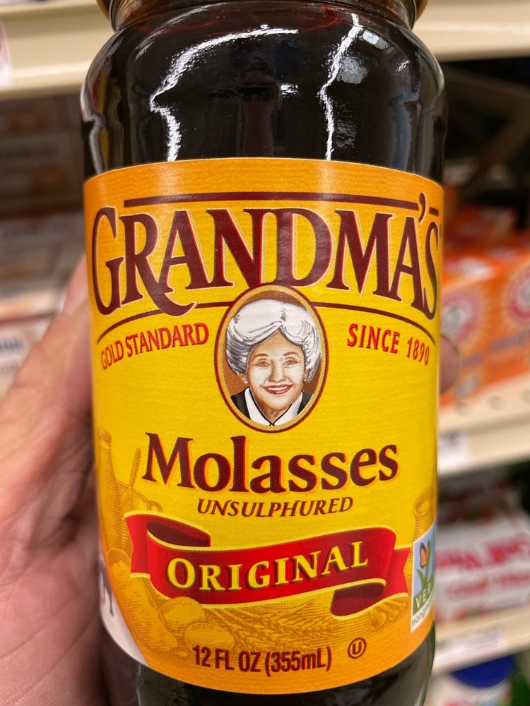 A jar of grandma's molasses