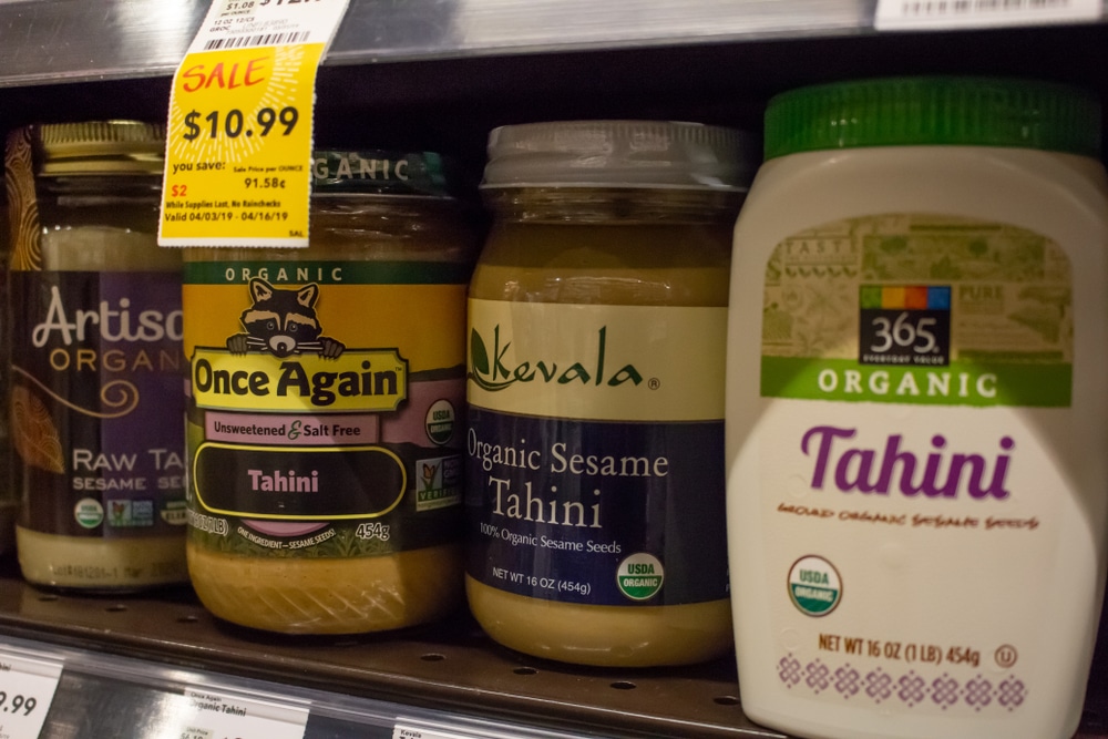 Tahini in the Grocery Store