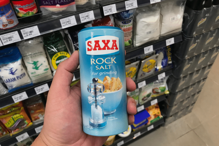 Where to find Rock Salt in the Grocery Store