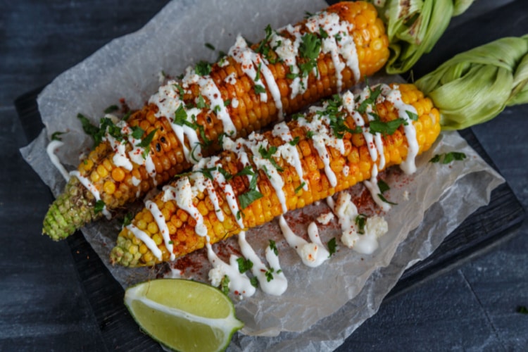 Cotija Chili Lime Grilled Corn