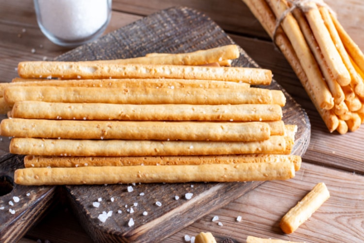 Homemade Italian GrissiniBreadsticks